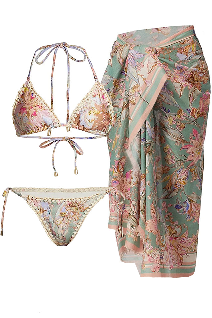 Elysande Bikini-badmode met Pareo