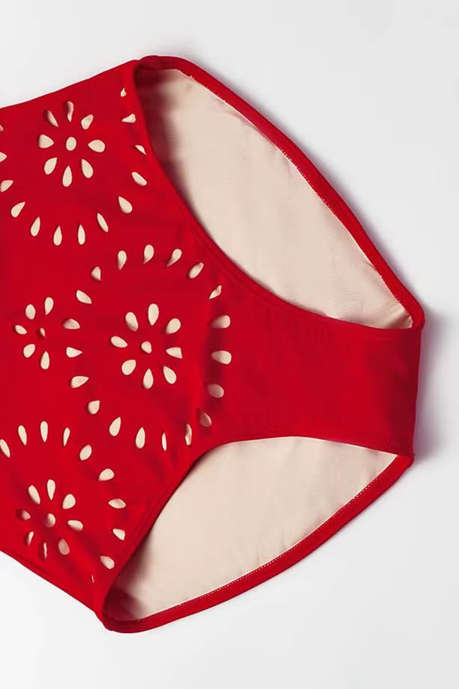 Scarlet Bloom Ολόσωμο Μαγιό και Παρεό | Γυναικεία Μαγιό Παρεό - Ολόσωμα - Swimwear | Scarlet Bloom One Piece Swimsuit with Pareo