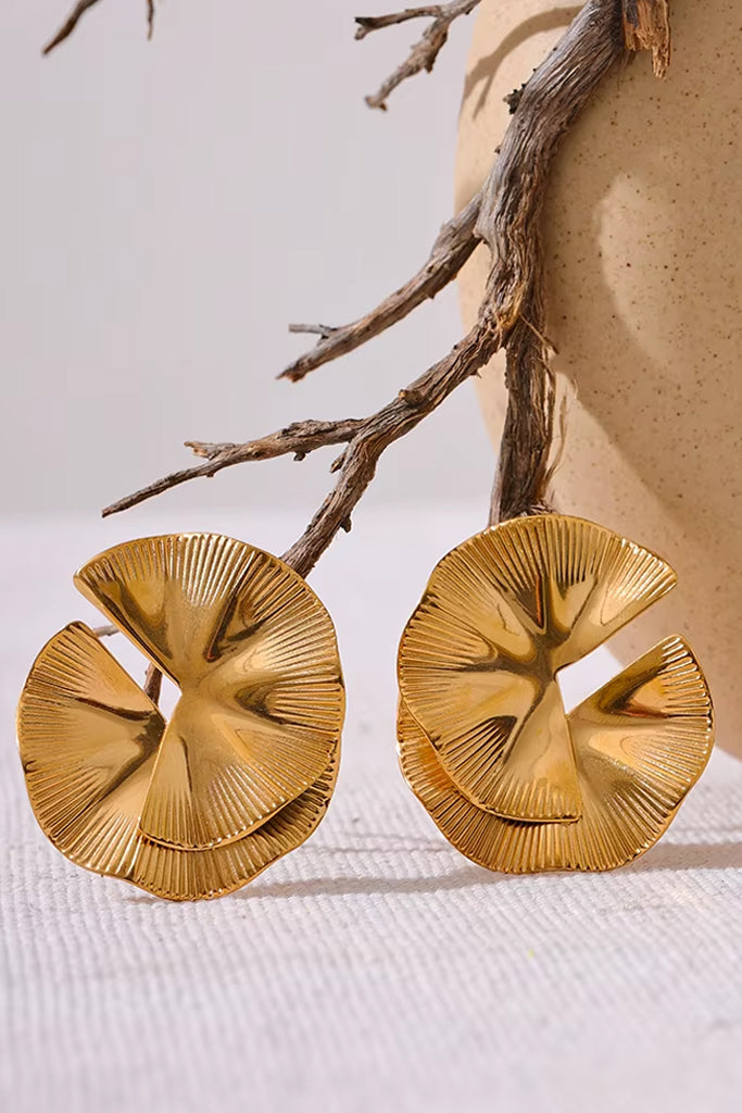 Iris Χρυσά Σκουλαρίκια | Σκουλαρίκια Earrings| Iris Gold Earrings