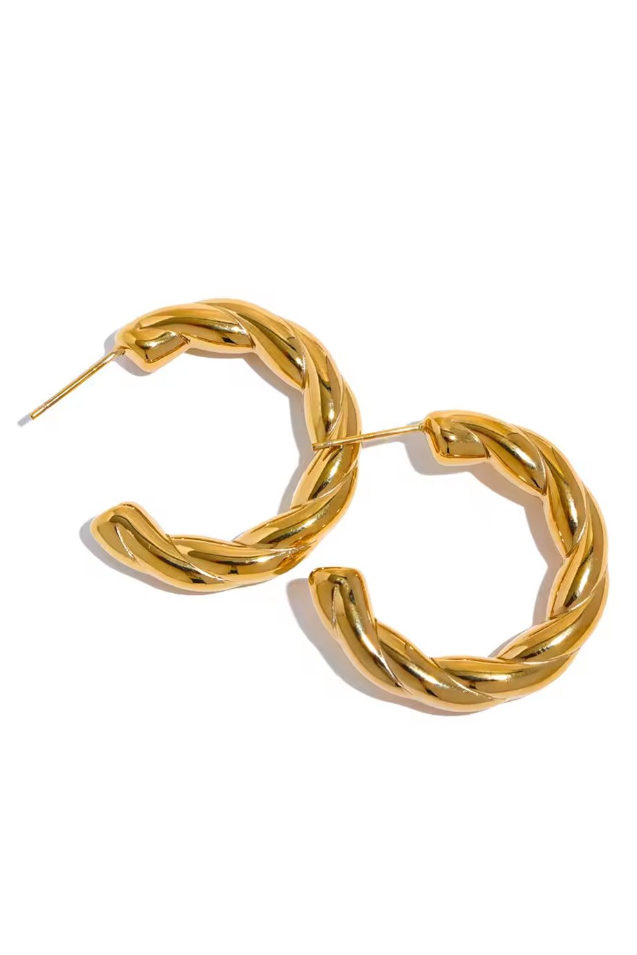 Lunelle Gouden Hoop Oorbellen