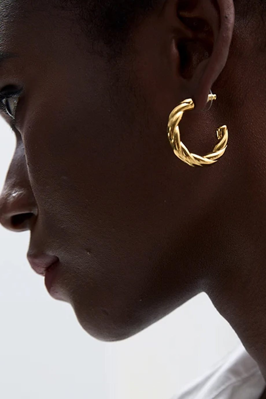 Lunelle Gouden Hoop Oorbellen