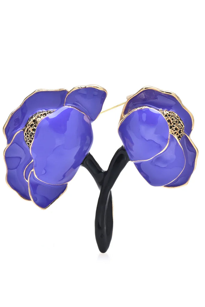 Viooltje Paarse Bloem Broche
