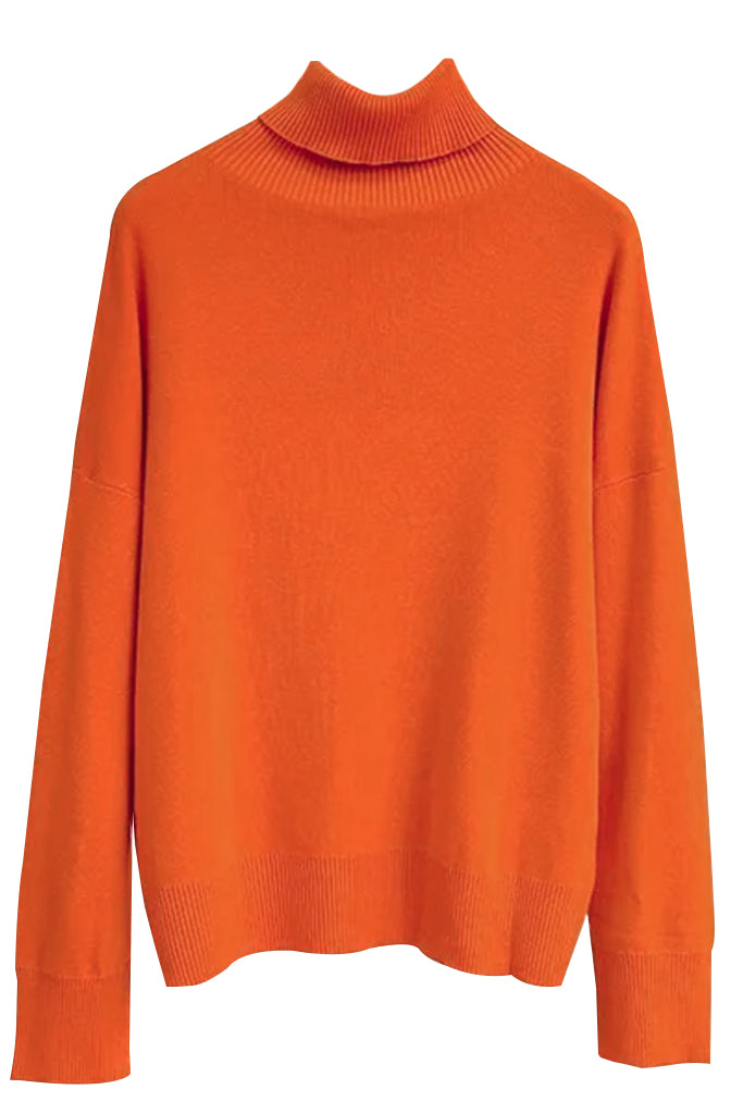 Quinn Oranje Coltrui Sweater