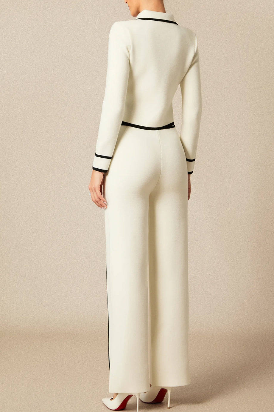 Vionne Gebreide Set met Top en Broek