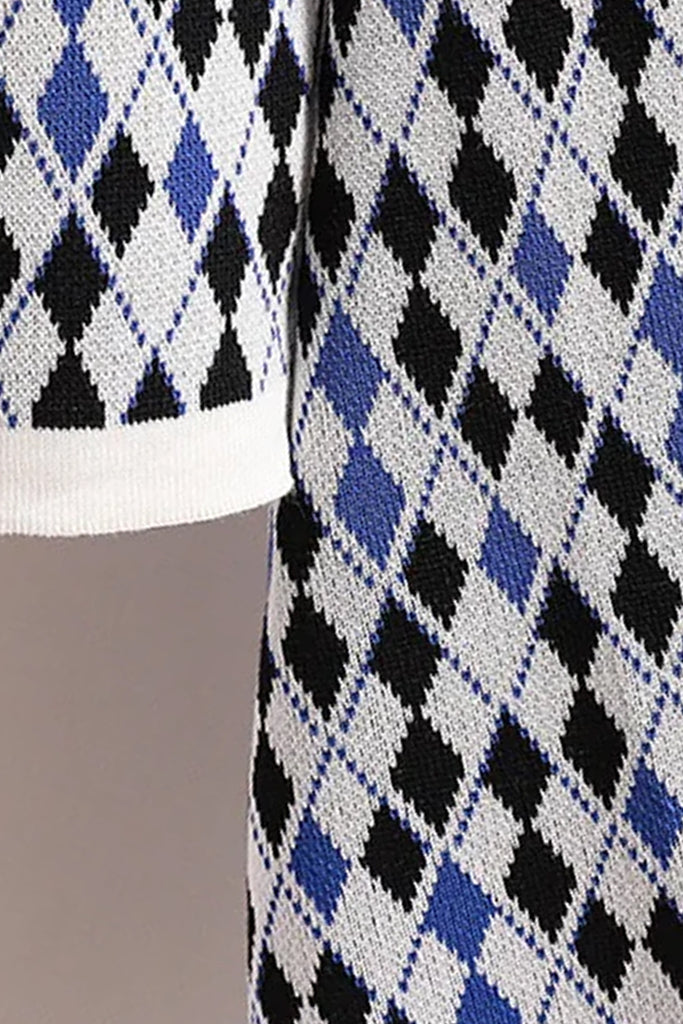 Felix veelkleurige gebreide jurk