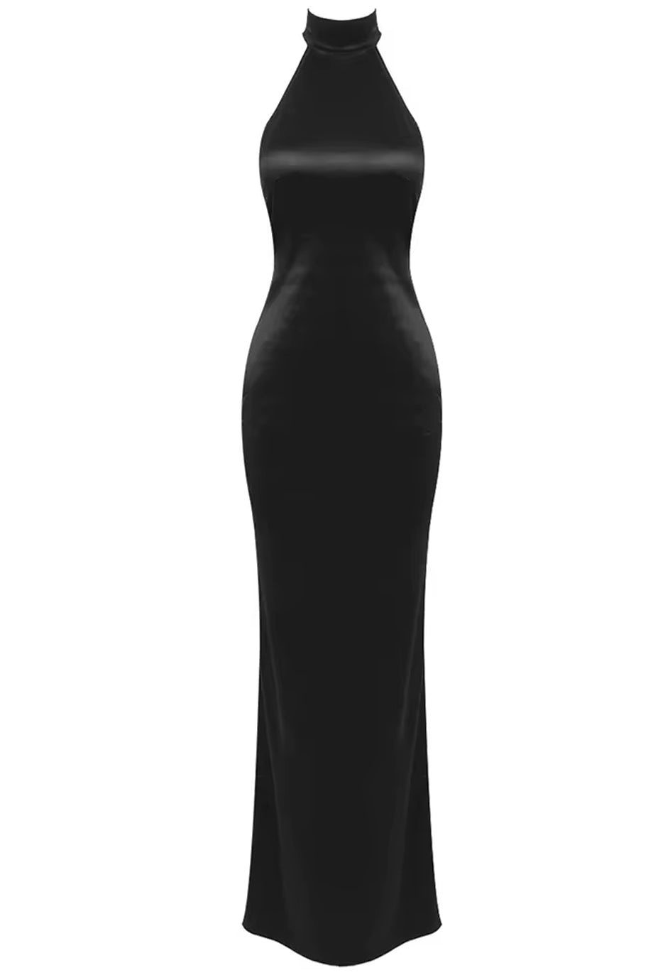 Simone Zwarte Rugloze Jurk