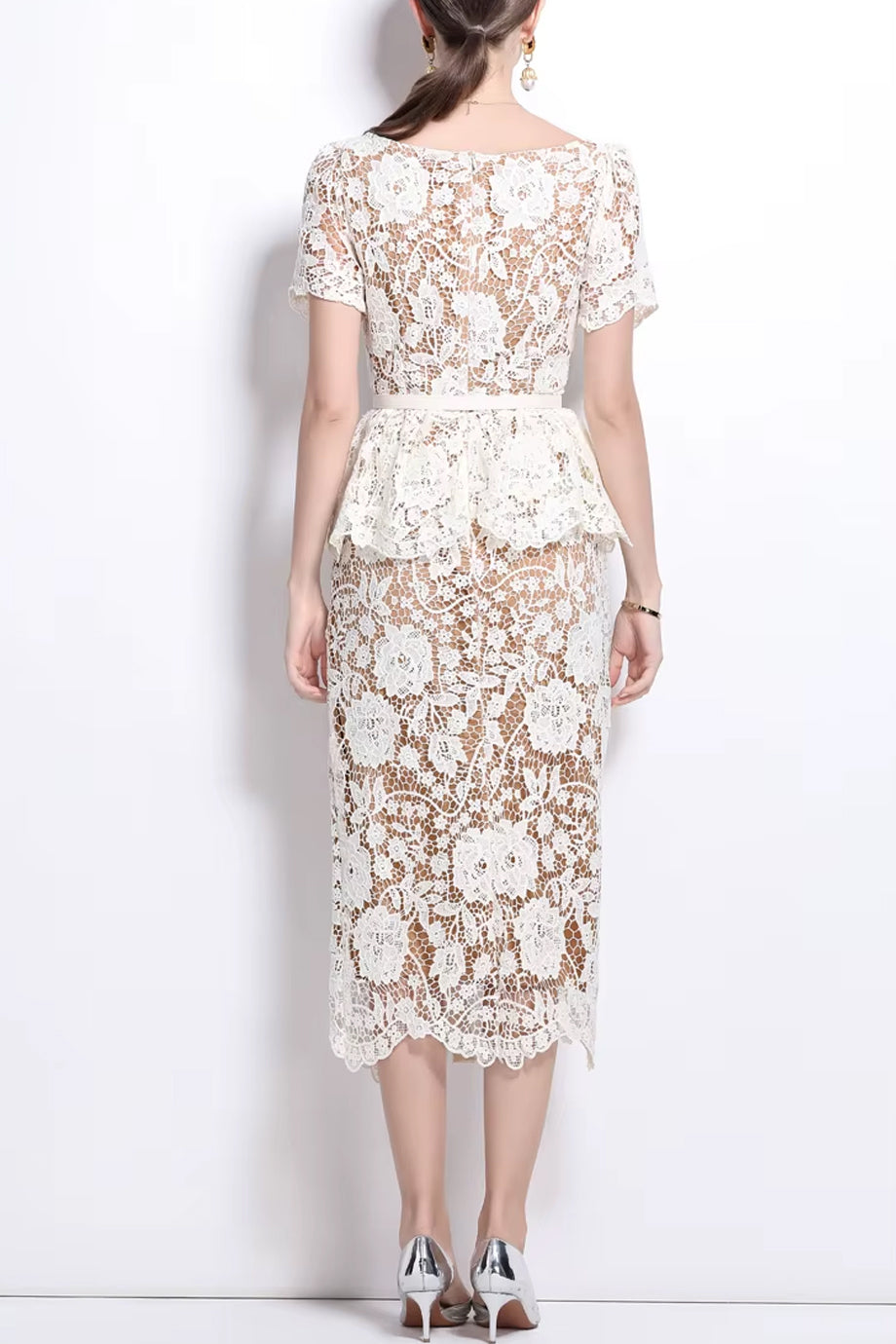 Sari Φόρεμα με Δαντέλα | Γυναικεία Ρούχα - Φορέματα | Sari Lace Dress