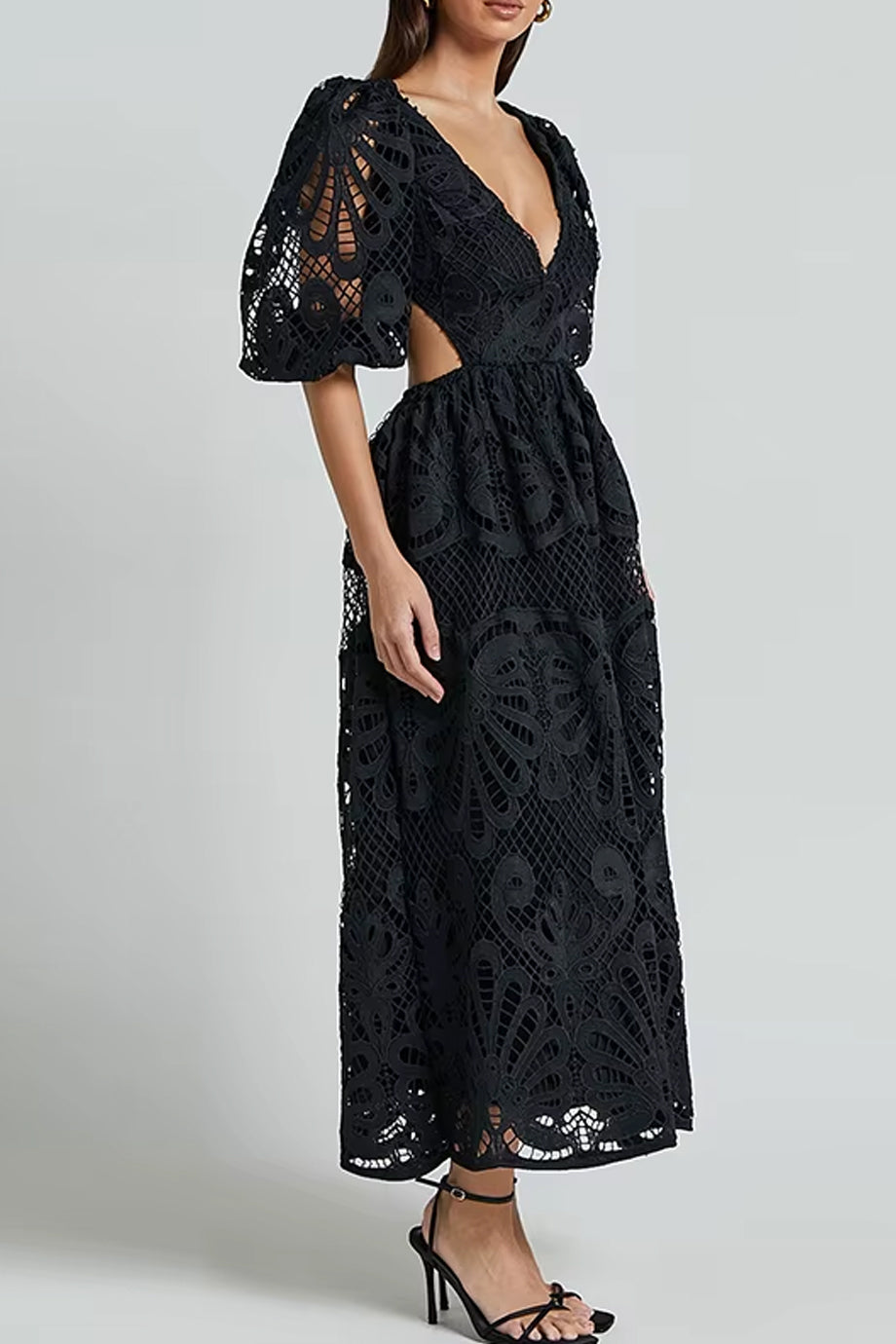 Islaita Φόρεμα με Δαντέλα και Ανοικτή Πλάτη | Φορέματα - Dresses | Islaita Lace Dress with Cutouts