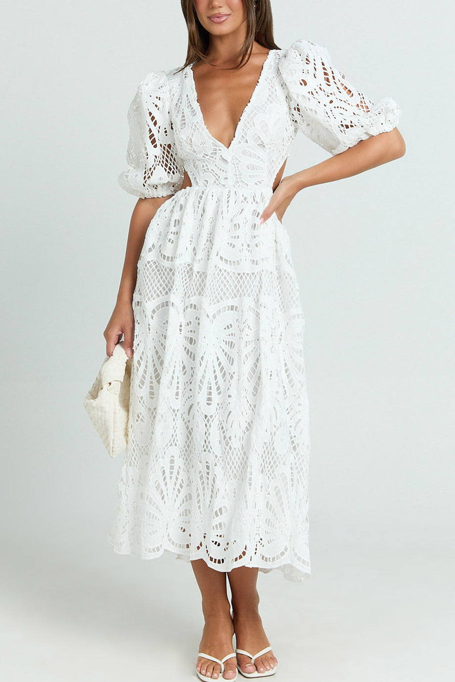 Islaita Φόρεμα με Δαντέλα και Ανοικτή Πλάτη | Φορέματα - Dresses | Islaita Lace Dress with Cutouts