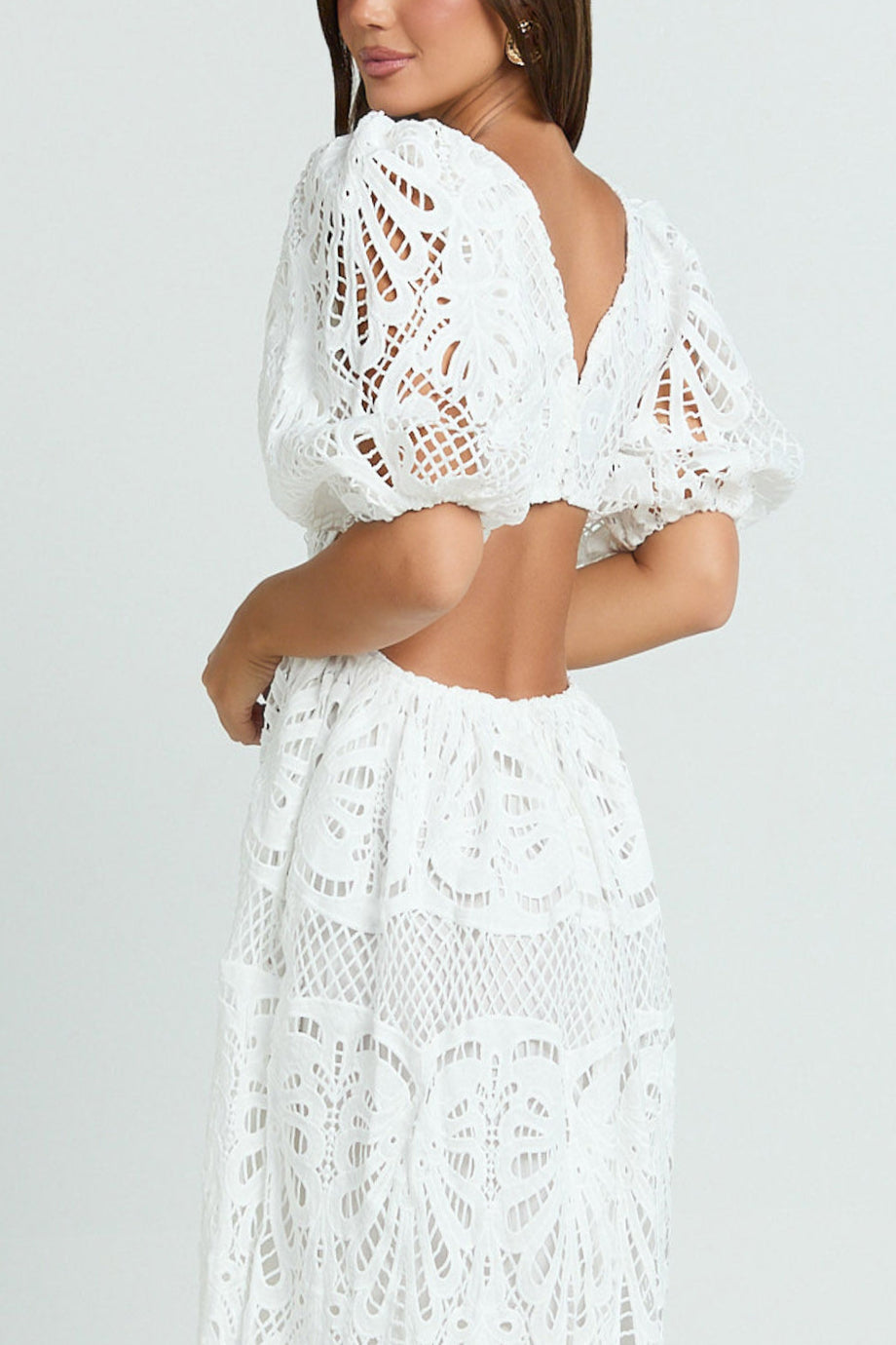 Islaita Φόρεμα με Δαντέλα και Ανοικτή Πλάτη | Φορέματα - Dresses | Islaita Lace Dress with Cutouts