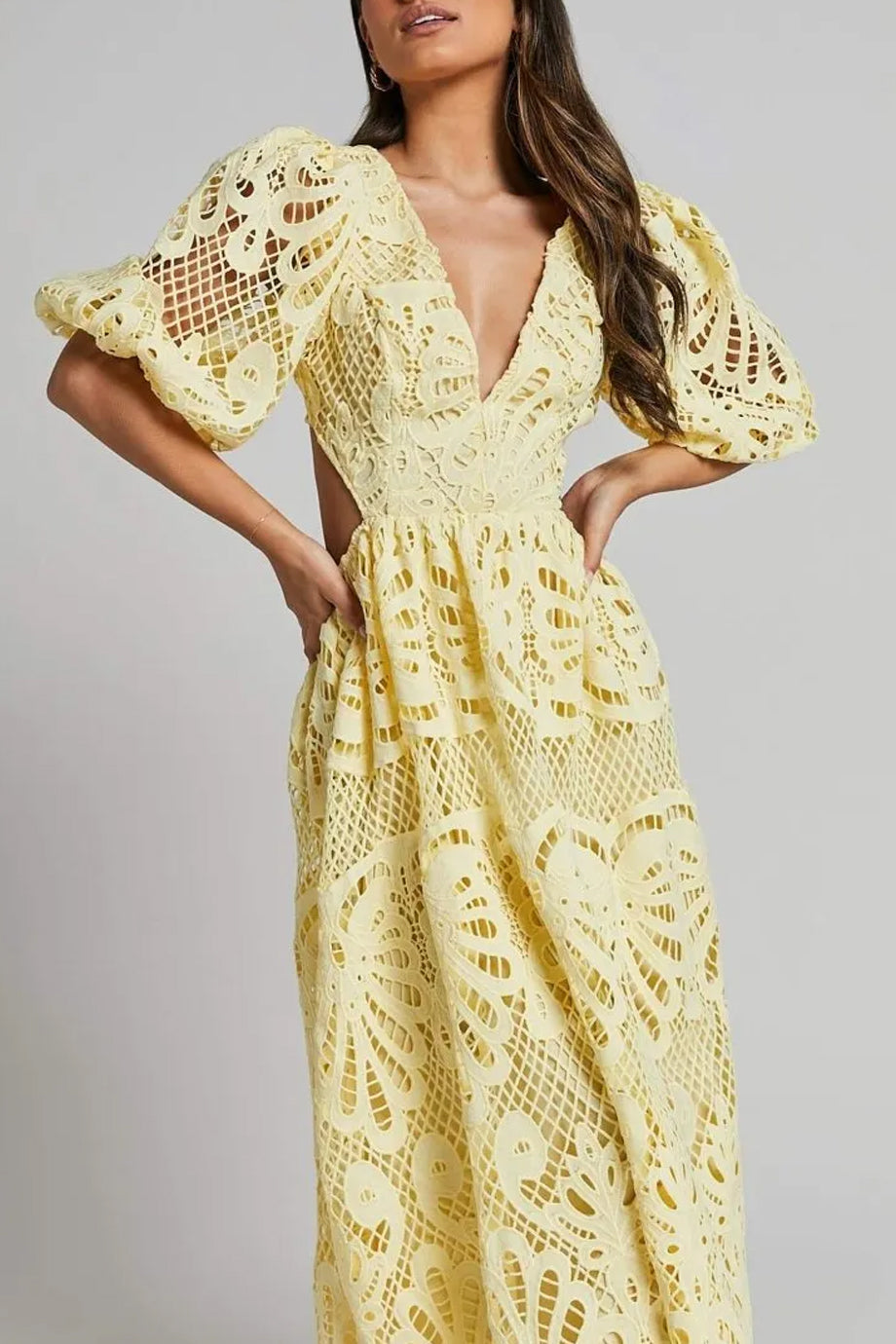 Islaita Φόρεμα με Δαντέλα και Ανοικτή Πλάτη | Φορέματα - Dresses | Islaita Lace Dress with Cutouts
