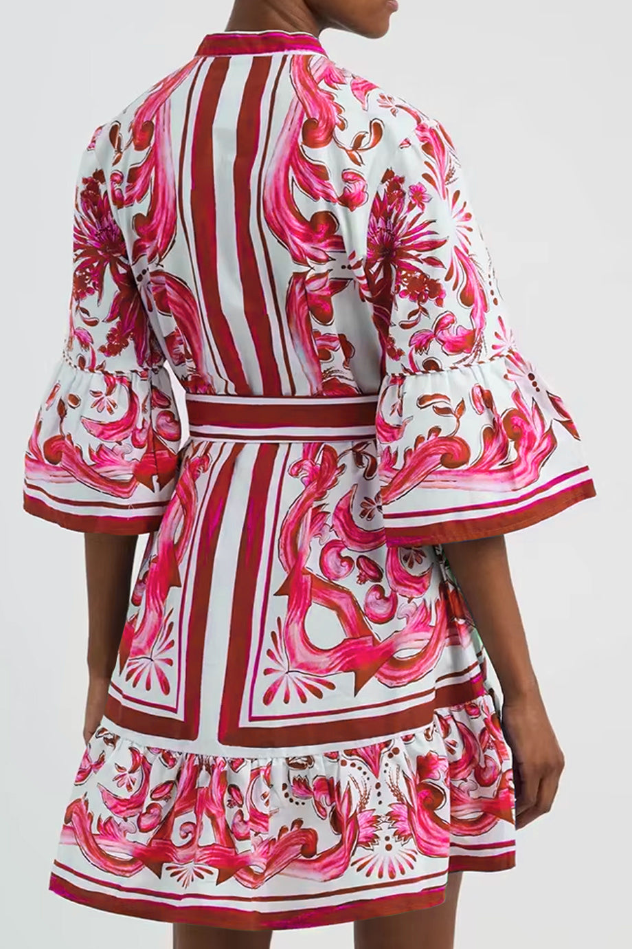 Aegean Εμπριμέ Φόρεμα | Γυναικεία Φορέματα - Philip Lang | Aegean Printed Shirt Dress