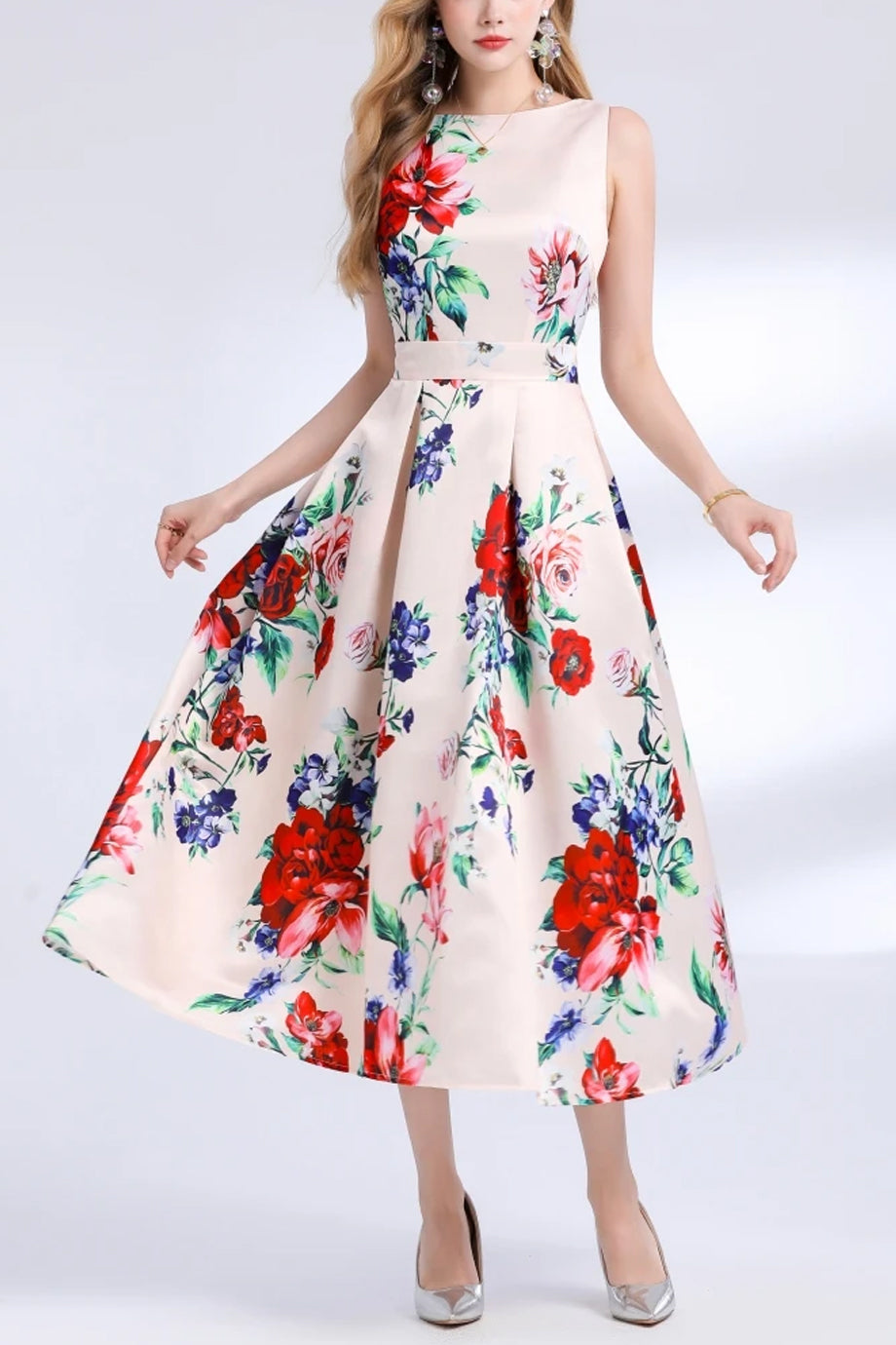 Rosabelle bloemenprintjurk