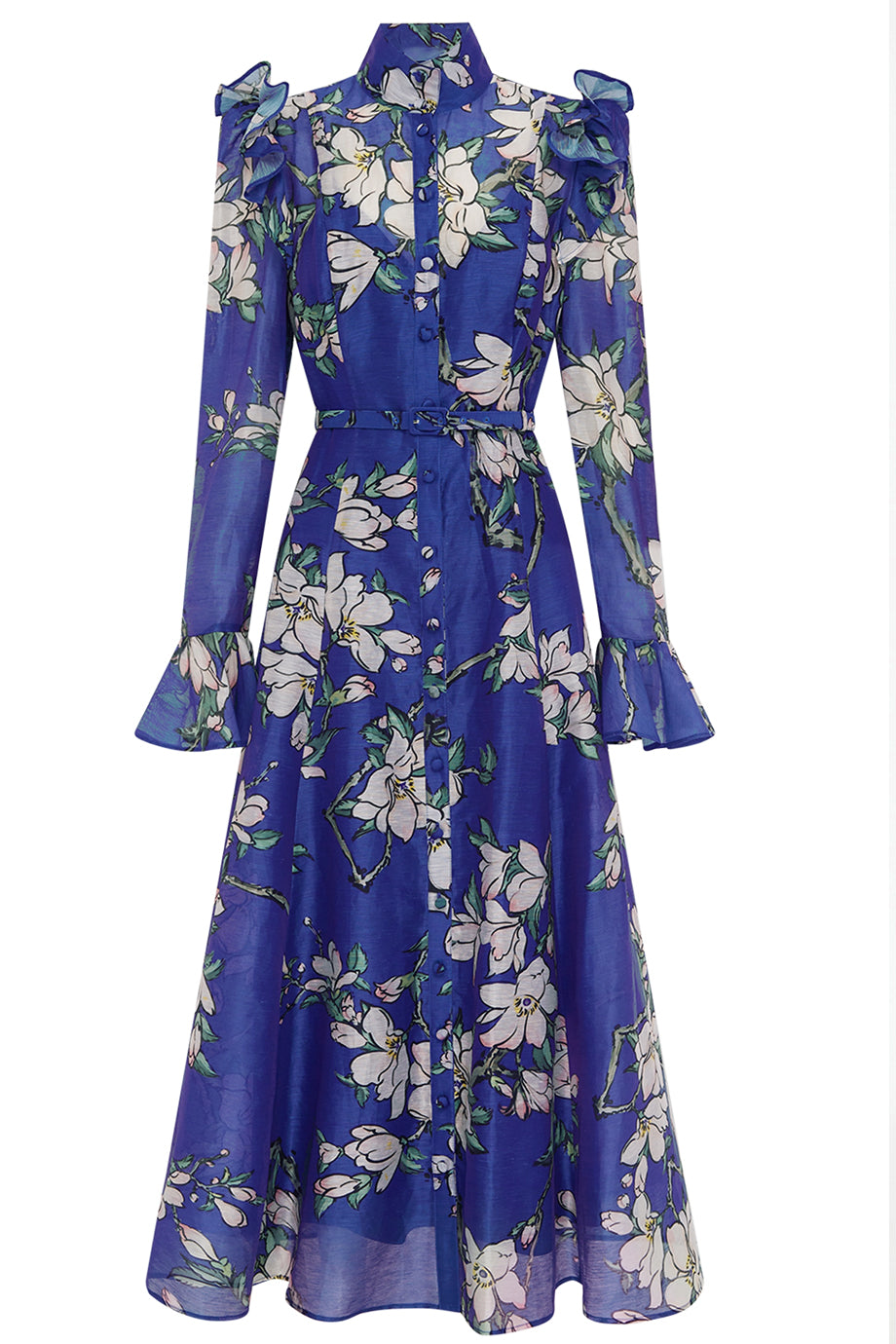 Isalene Chiffon Φλοράλ Φόρεμα | Φορέματα - Dresses | Isalene Chiffon Floral Midi Dress