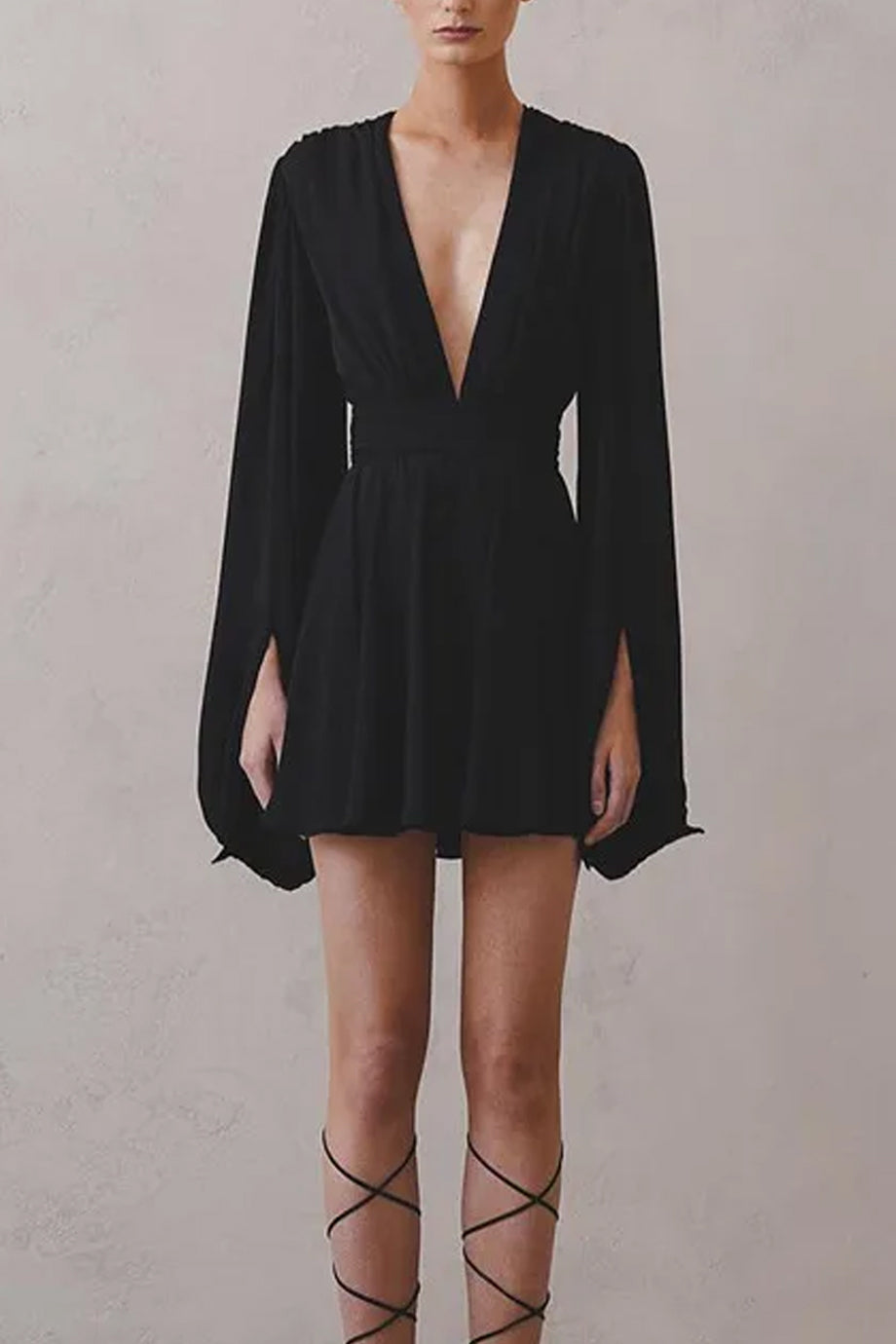 Velmira Μίνι Φόρεμα με Βαθύ Ντεκολτέ | Φορέματα - Dresses | Velmira Deep V Mini Dress