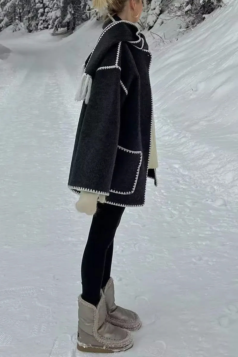 Clairmont Πανωφόρι με Κασκόλ | Πανωφόρια Cardigans | Clairmont Cardigan with Scarf