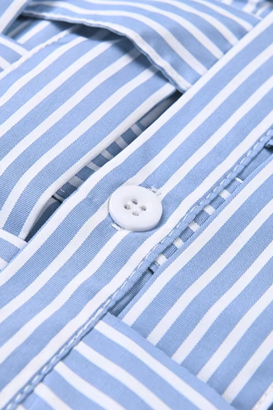 Checkers Ριγέ Πουκάμισο με Ανοίγματα | Γυναικεία Ρούχα - Πουκάμισα Τοπ | Checkers Striped Hollow Out Shirt