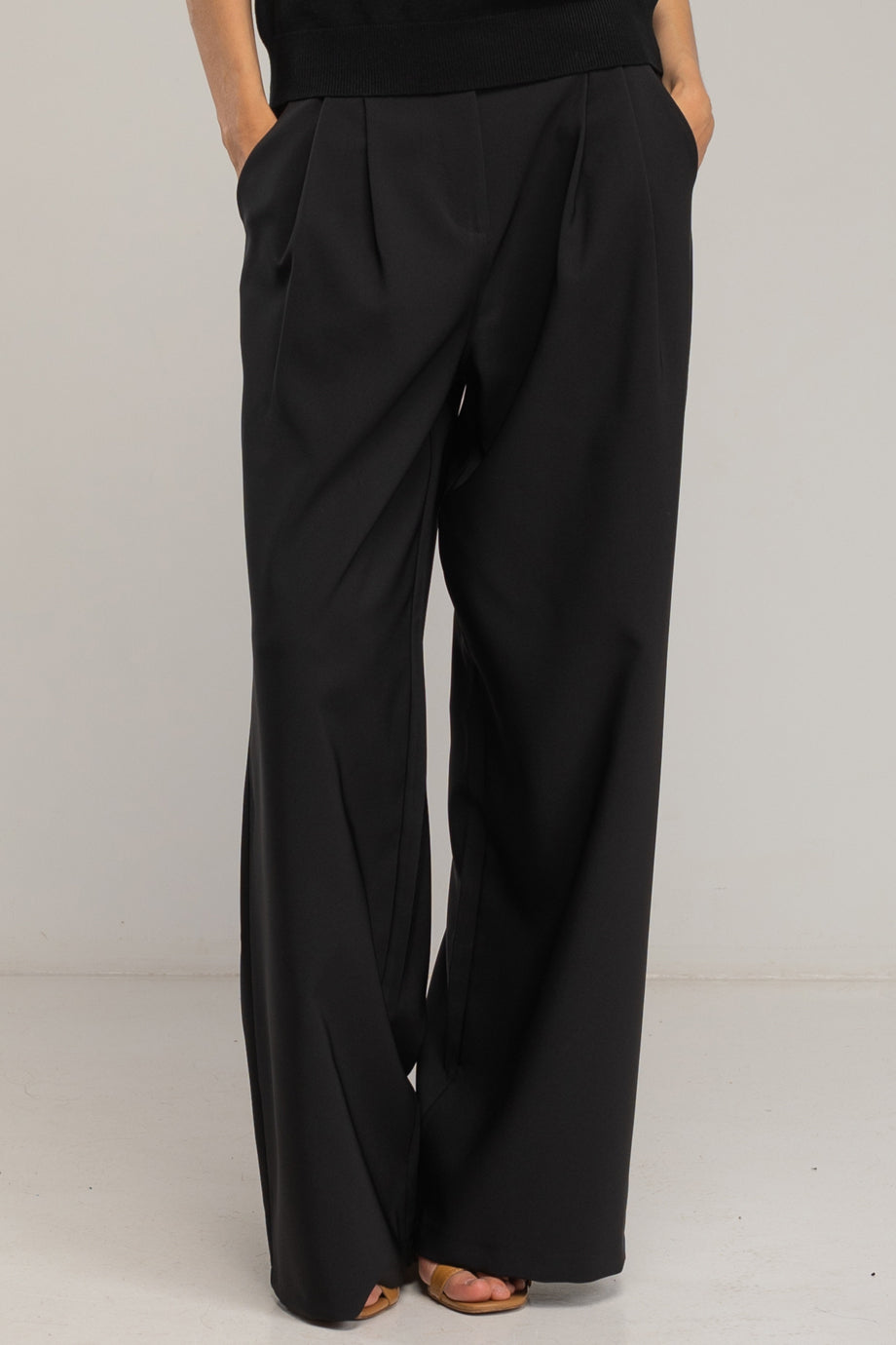 Elayne wijde rechte broek