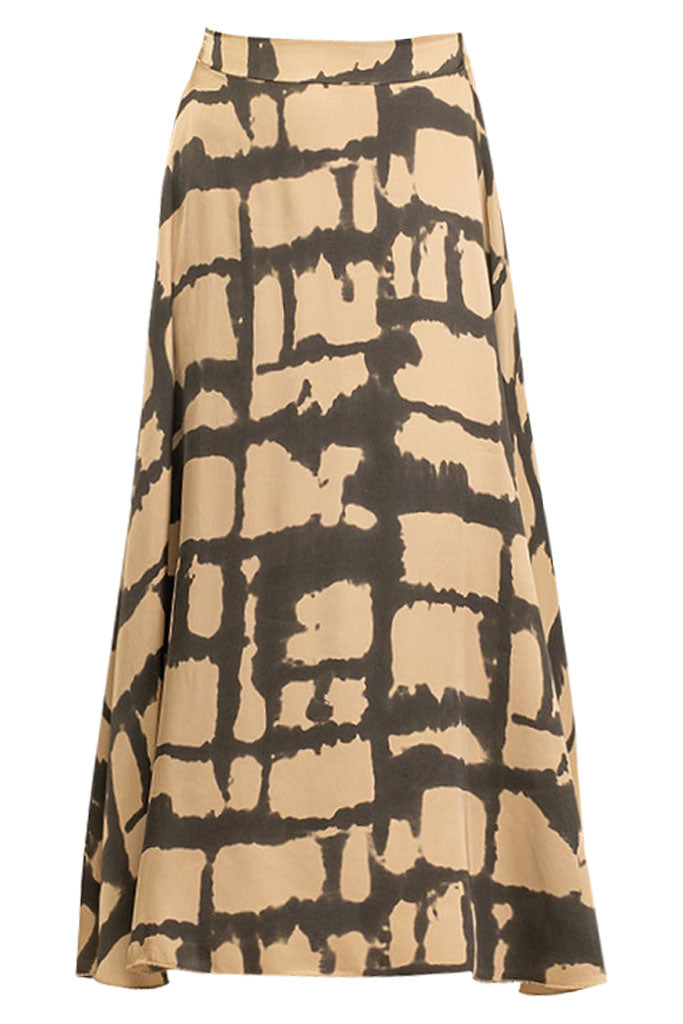 Abra Φούστα Με Σχέδια | Γυναικεία Ρούχα - Φούστες - Σατέν | Abra Patterned Skirt