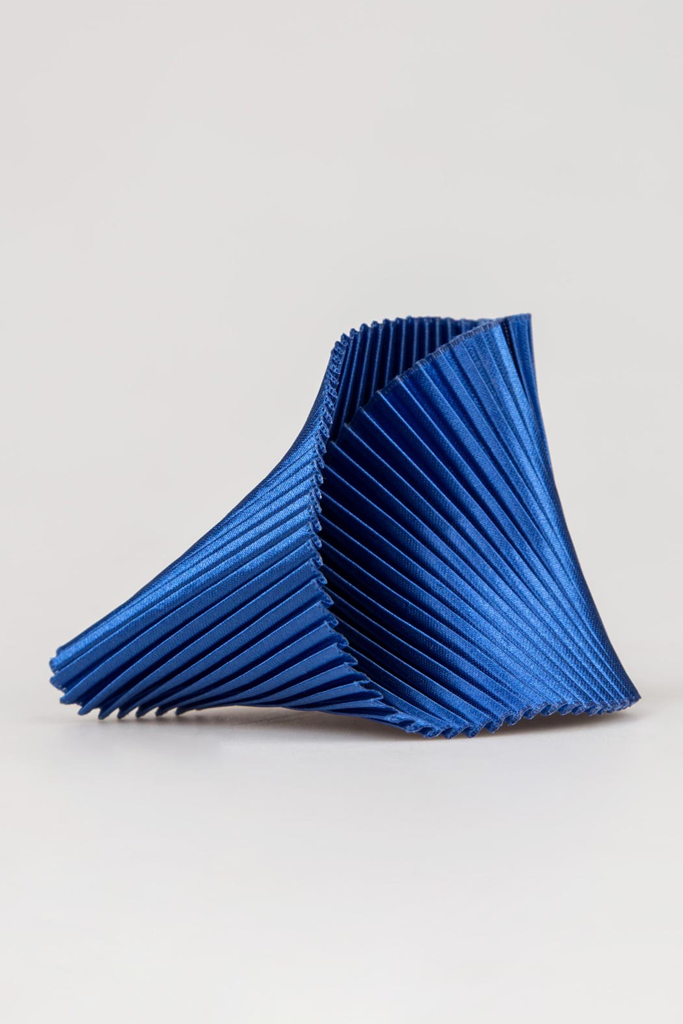 Shell stoffen armband met plooien