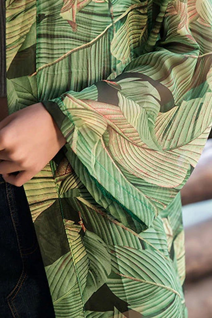 Ichika Πράσινο Εμπριμέ Κιμονό | Γυναικεία Ρούχα - Beachwear - Loungewear