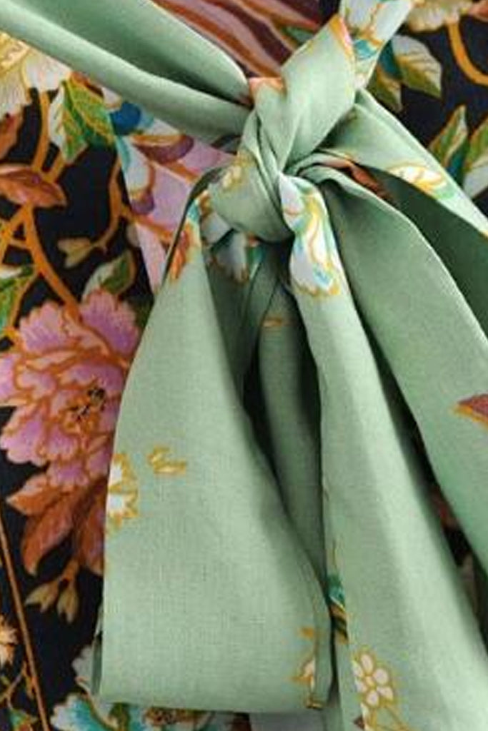 Asahi Veraman Kleurrijk bedrukte kimono