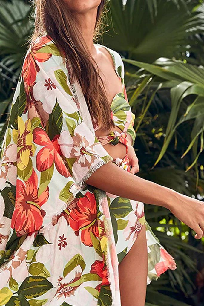 Iniga kleurrijk bedrukt badpak uit één stuk