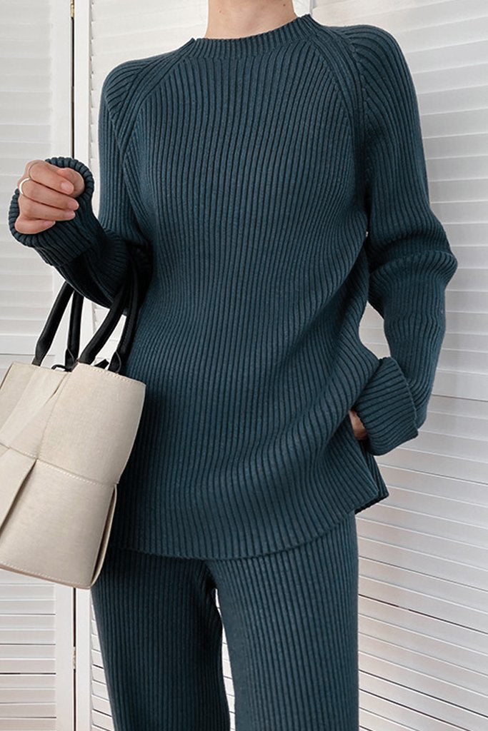 Farren gebreide trui en broekset