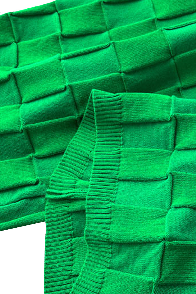 Alira groene gebreide top en broek set