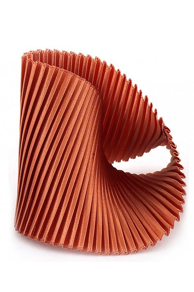 Shell stoffen armband met plooien