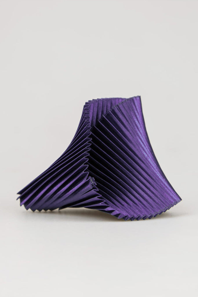 Shell stoffen armband met plooien