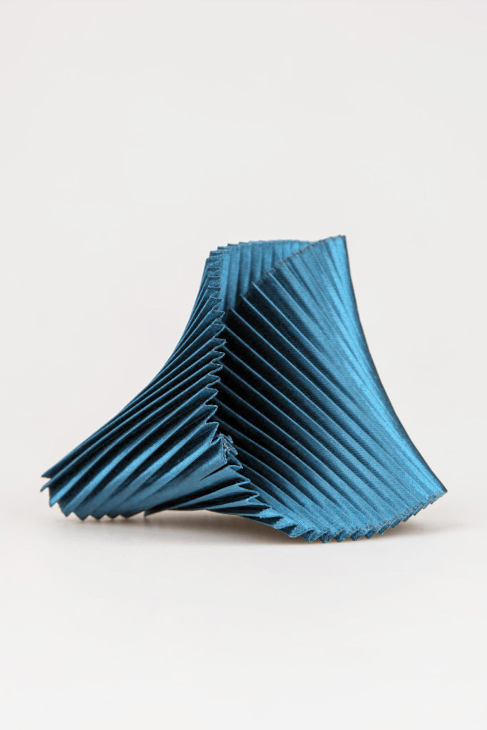 Shell stoffen armband met plooien