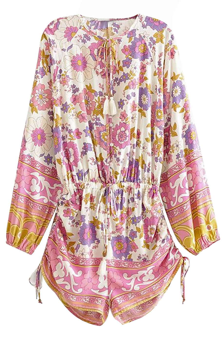 Camille-print jumpsuit