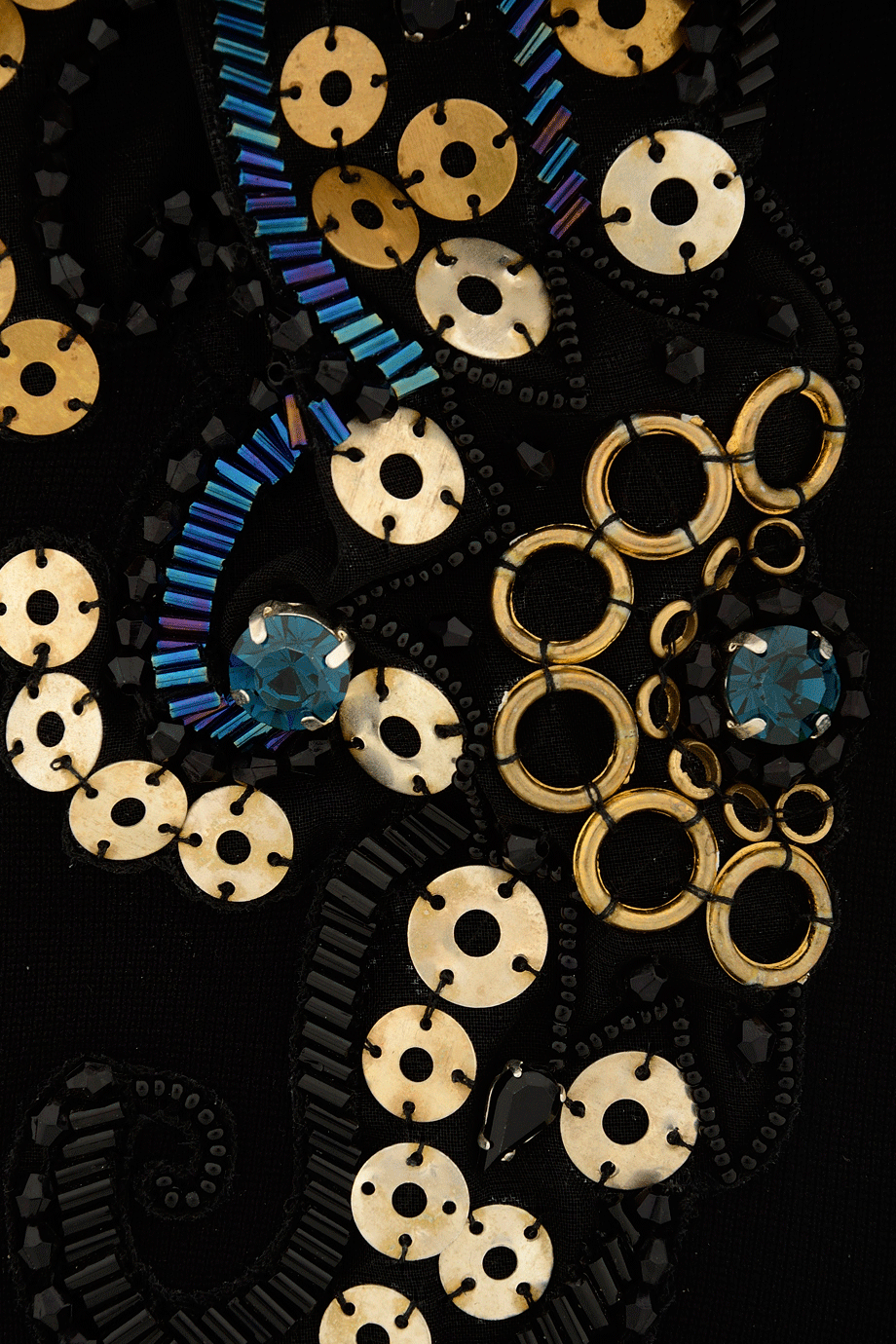 Μαύρο Καλσόν με Παγιέτες | Καλσόν - BEBAROQUE