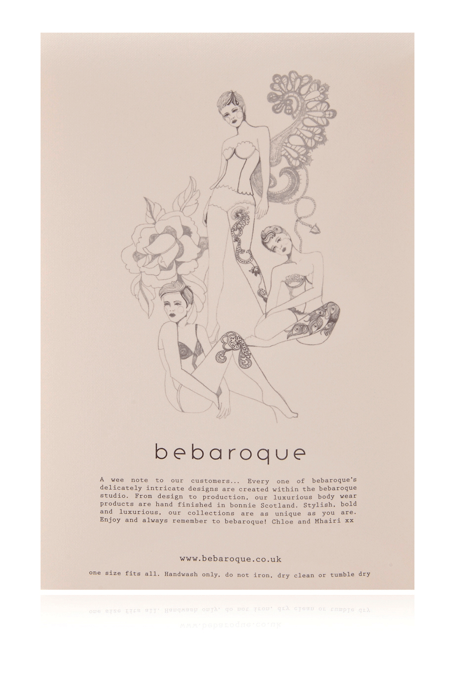 BEBAROQUE VALENTINA Mαύρο Καλσόν με Σχέδια