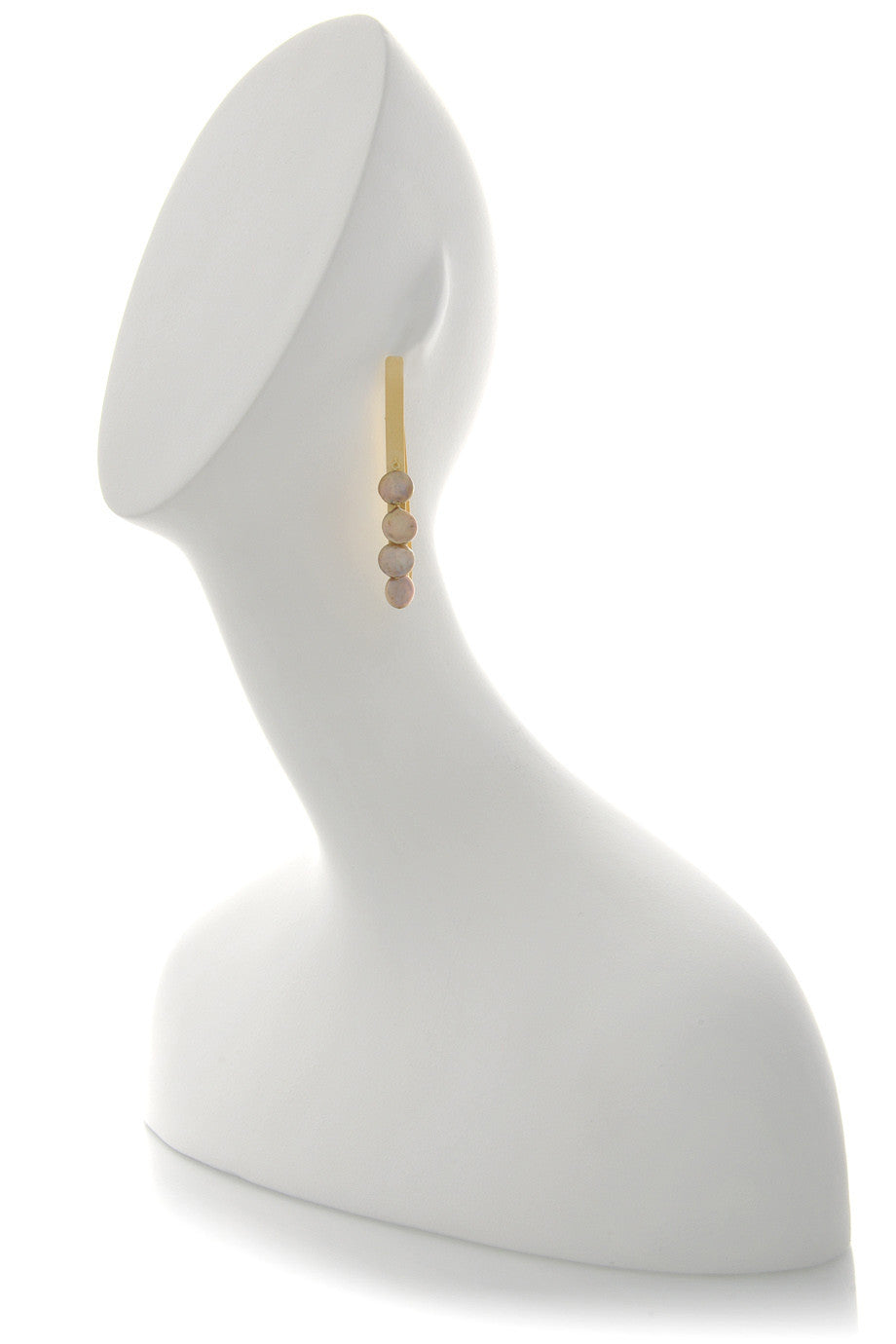 Χρυσά Σκουλαρίκια Με Πέρλες - By The Stones | Κοσμήματα