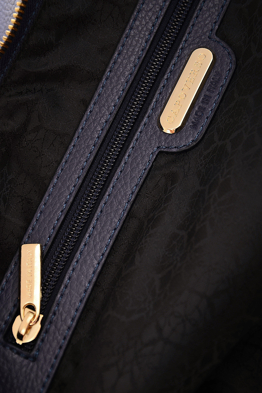 CAVALLINO Leather Bag with Blue Pony