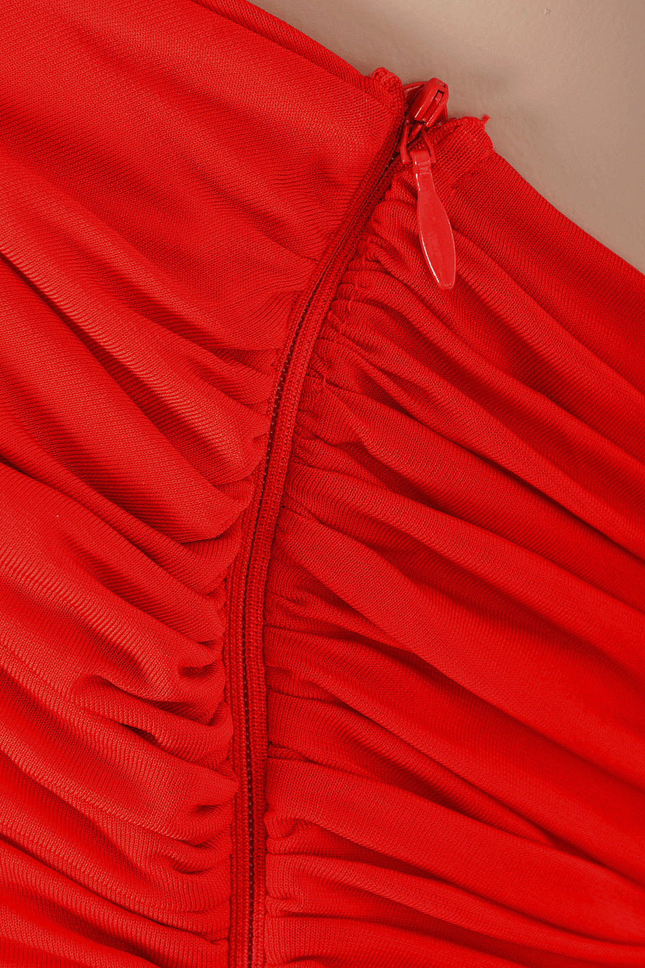 DRAPED Κόκκινο Φόρεμα | Γυναικεία Ρούχα - Φορέματα | Draped Red Dress