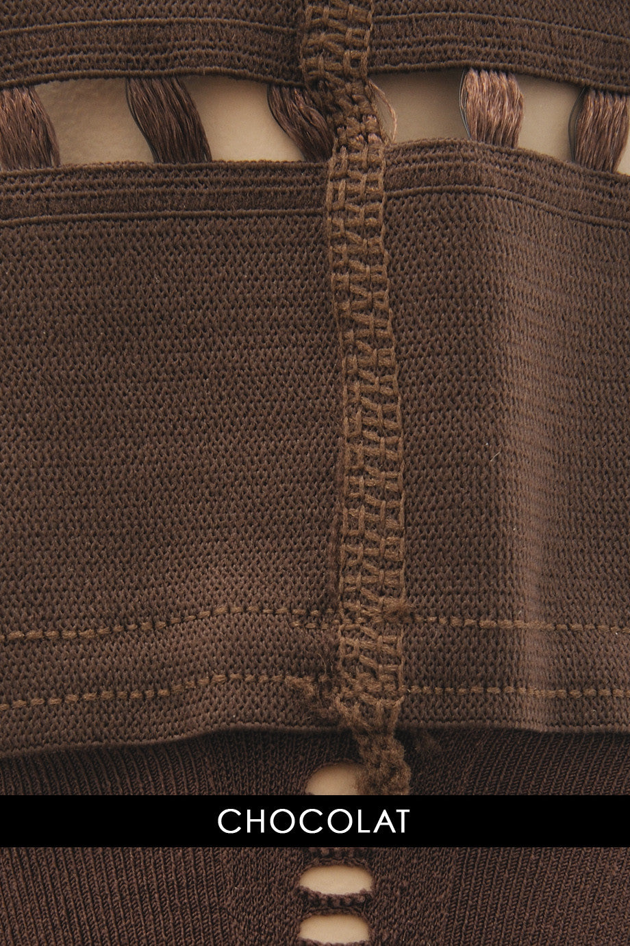 Σοκολατί Καλτσοδέτες CHANTAL THOMASS