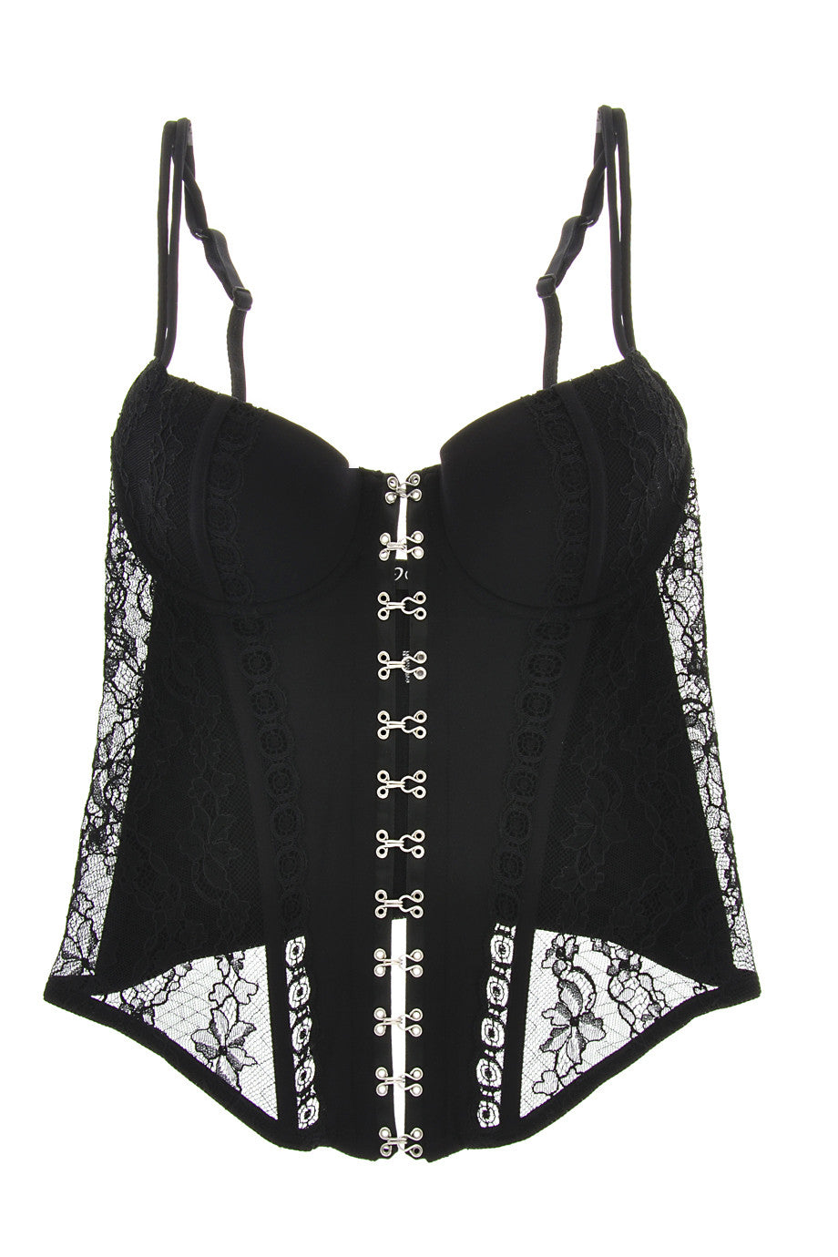 Μαύρος Κορσές Δαντέλα - Cotton Club | Γυναικεία Εσώρουχα