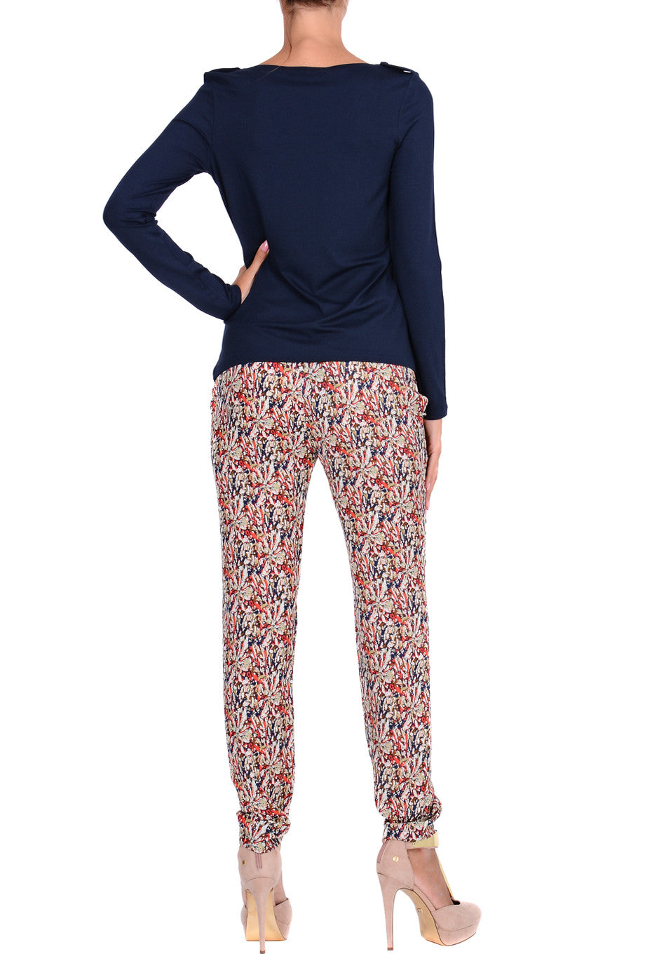 Πολύχρωμο Φλοράλ Παντελόνι | Γυναικεία Παντελόνια