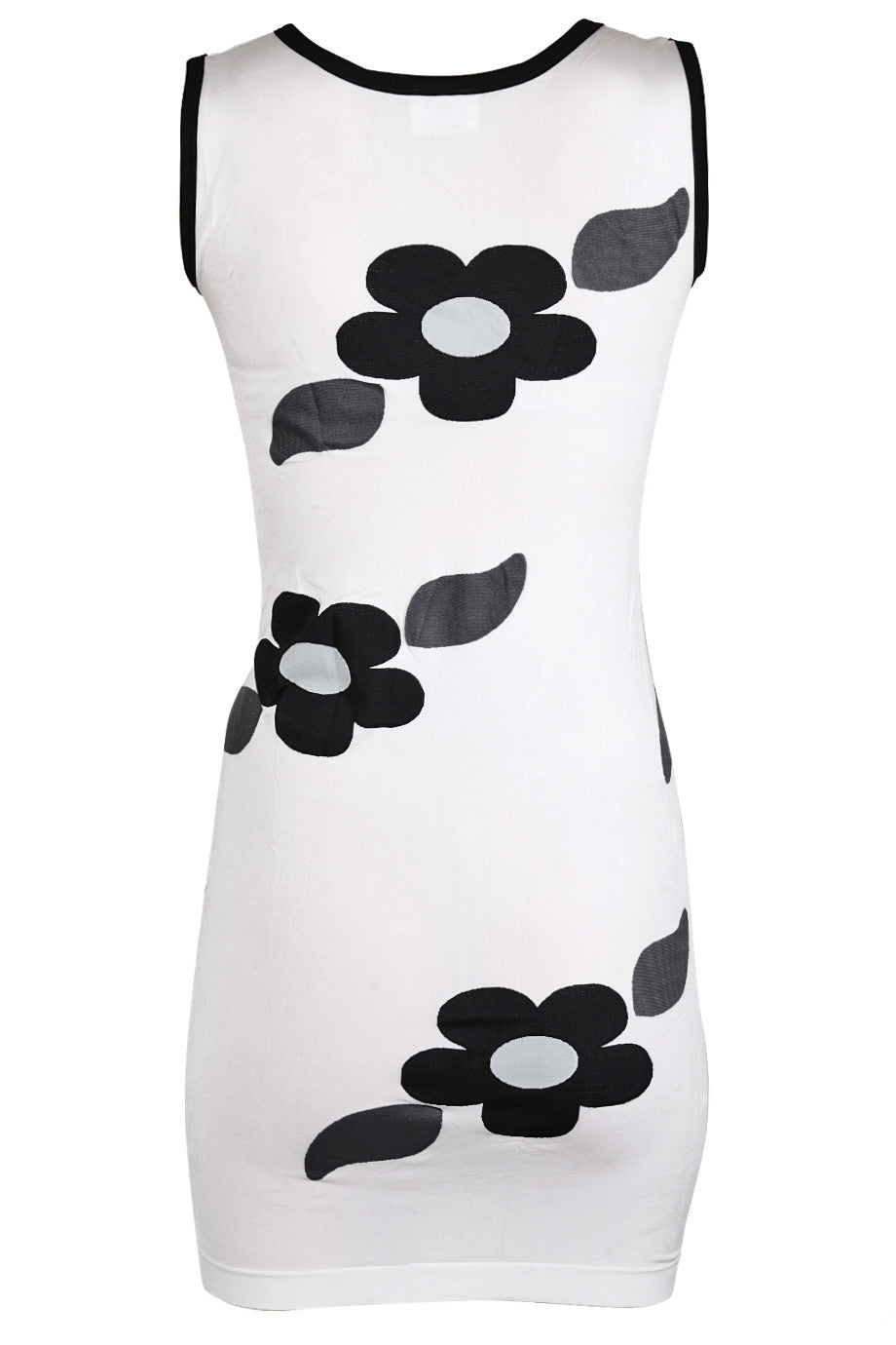 Μίνι Ασπρόμαυρο Εφαρμοστό Φόρεμα | Φορέματα - Emilio Cavallini