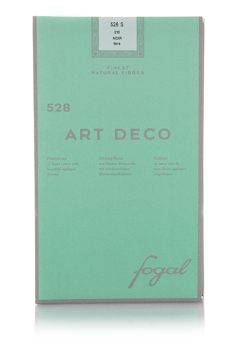 FOGAL 528 ART DECO Μαύρο Αδιαφανές Καλσόν
