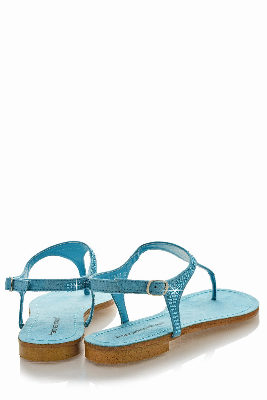 Τιρκουάζ Σανδάλια Κρύσταλλα - Francesco Milano | Γυναικεία Παπούτσια