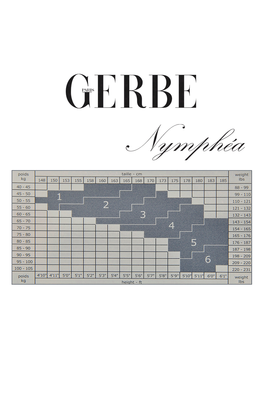 GERBE NYMPHEA Μοβ Γυαλιστερό Καλσόν