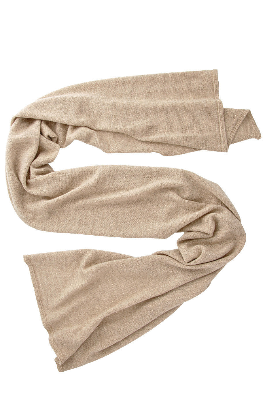 SNEEUWVLOK Beige gebreide sjaal