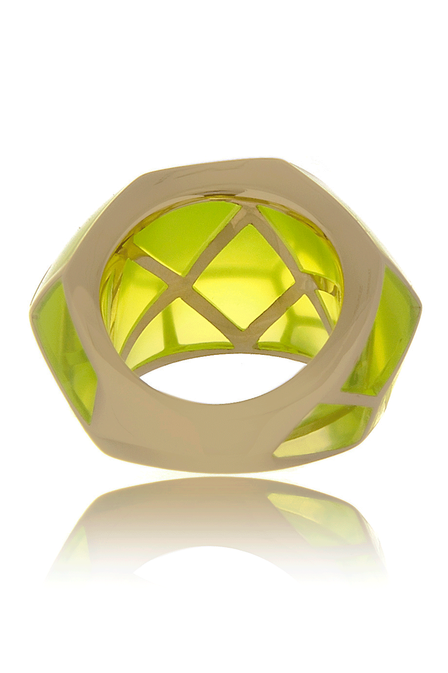 Φωσφορούχο Κίτρινο Δαχτυλίδι - Isharya | Κοσμήματα