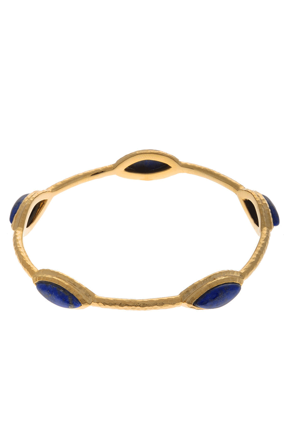 Nijlnimf blauwe armband met lapisstenen