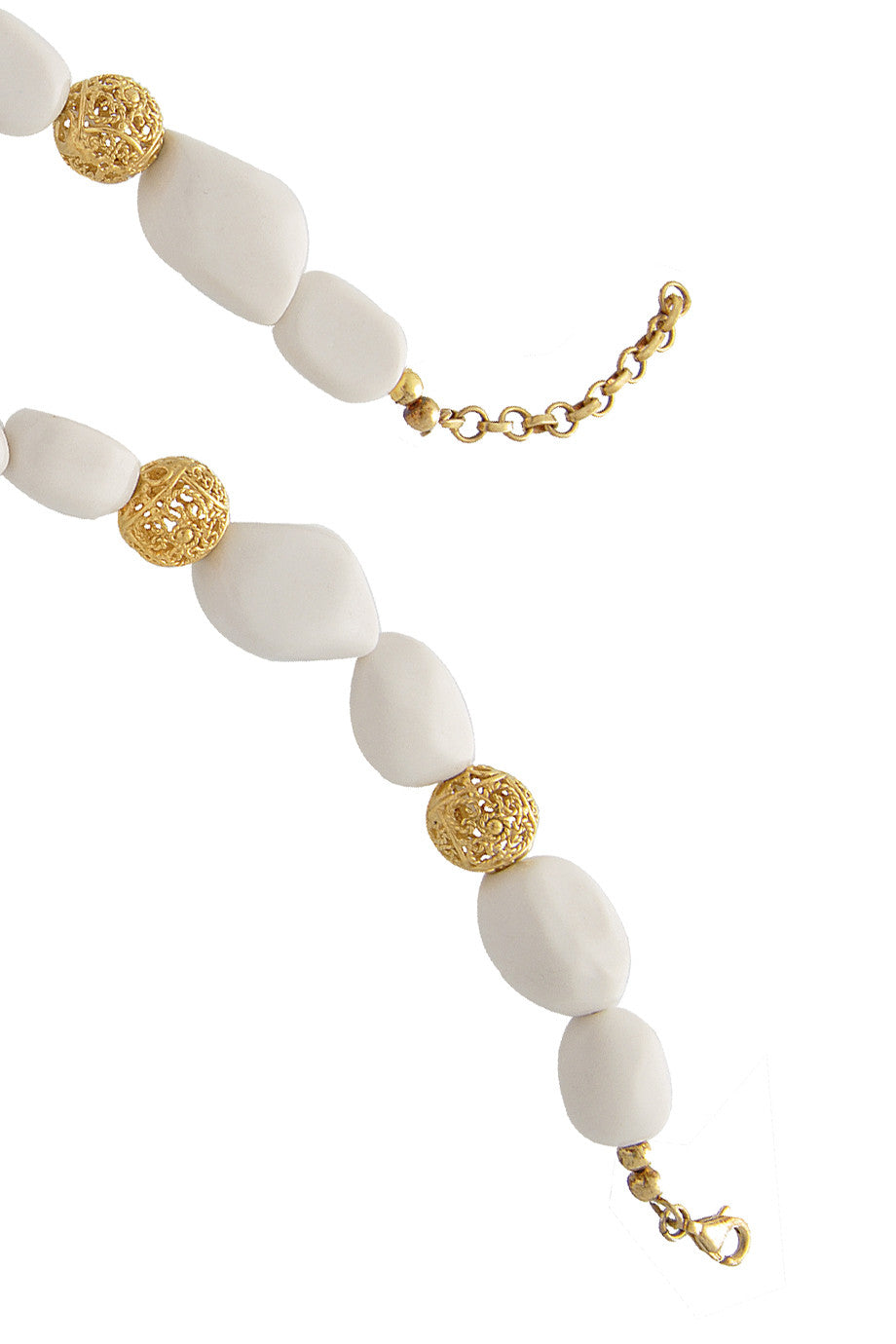 Λευκό Κολιέ - Isharya | Κοσμήματα