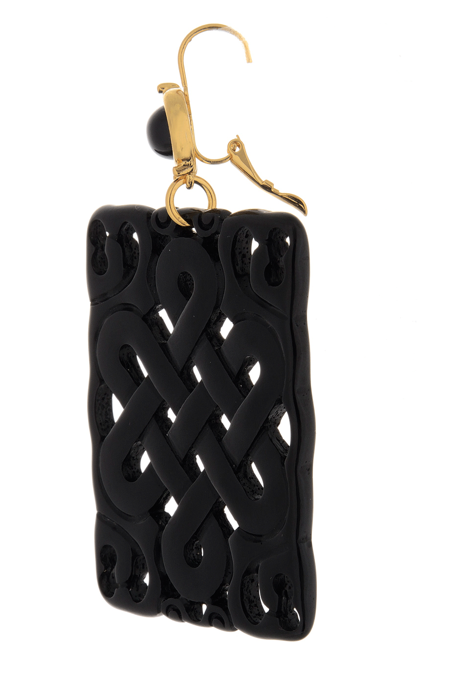 Τετράγωνα Μαύρα Σκουλαρίκια - Kenneth Jay Lane | Κοσμήματα